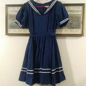 Vintage Sailor Style Dress
